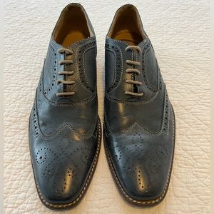 Steve Madden Dress Shoes - Blue Oxford Wingtips